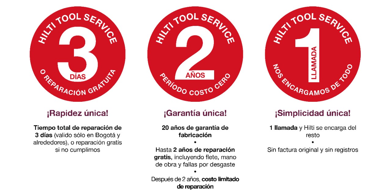 Garantía Hilti