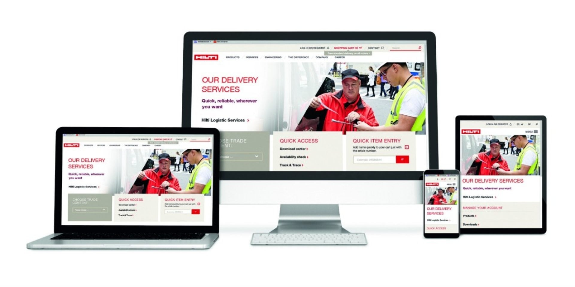 Página web de Hilti
