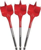 Broca de spade WDB-S Broca de spade para taladrar rápidamente orificios de poca profundidad en madera