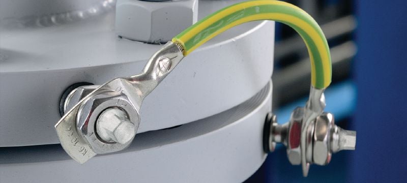 Conector eléctrico S-BT-ER Perno roscado (acero inoxidable, perno métrico) para conexiones eléctricas en acero secundario en entornos altamente corrosivos Aplicaciones 1