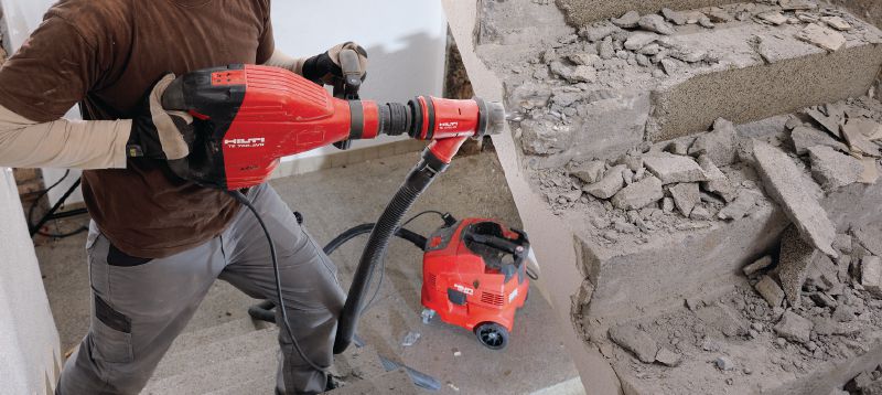 Martillo demoledor TE 700-AVR SDS-Max Potente martillo rompedor de muros SDS Max (TE-Y) para tareas de carga pesada de cincelado de concreto y mampostería, con sistema de reducción activa de la vibración (AVR) Aplicaciones 1