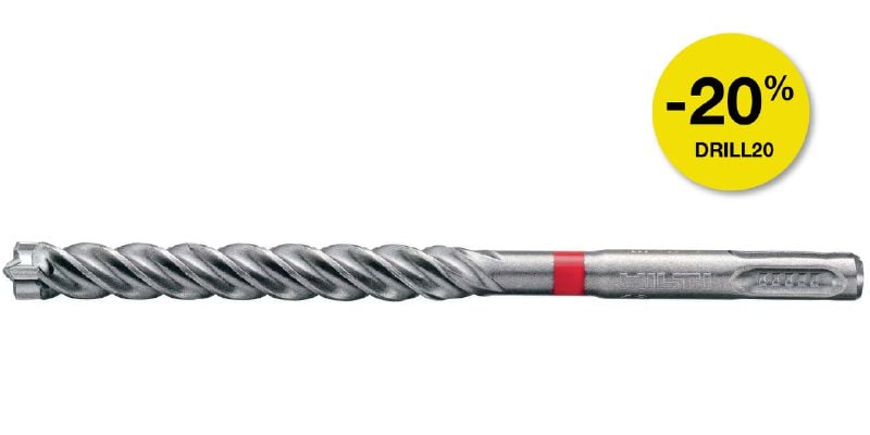 Juego de brocas para taladro con percusión imperiales TE-CX (SDS Plus) Juegos de brocas para taladro con percusión SDS Plus (TE-C) de alto desempeño de diferentes longitudes y diámetros (sistema Imperial)
