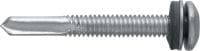 Tornillos para metal autotaladrantes S-MD 35 PS Tornillo autotaladrante de cabeza alomada (acero inoxidable A2) con arandela de 12 mm para fijaciones de metal a metal de espesor alto (hasta 12 mm)