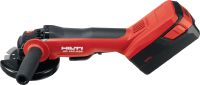 Amoladora angular a batería AG 125-A36 Potente amoladora angular a batería de 36 V (sin escobillas) para tareas de corte y amolado con discos de hasta 125 mm
