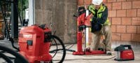 Corona DD 150-U Versátil máquina de taladro con diamante para tareas manuales o con columna de taladro de orificios de 8-162 mm (5/16 - 6-3/8) de diámetro Aplicaciones 1