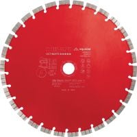 Disco diamante SPX Universal A para tronzadoras a batería Disco de diamante de alto rendimiento diseñado para aumentar la duración, los cortes por carga y la velocidad de corte con tronzadoras a batería en una amplia variedad de materiales base