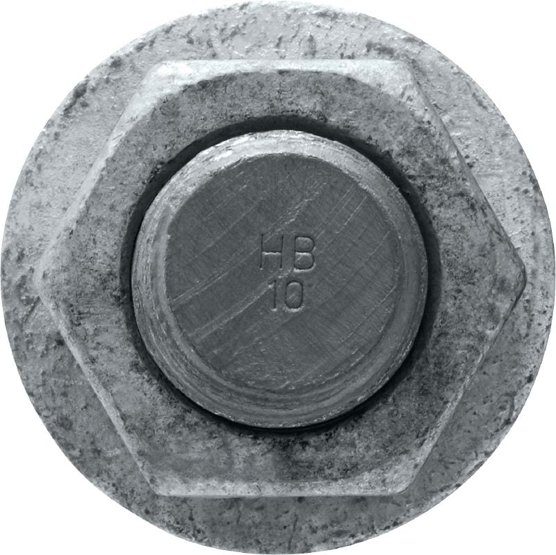 Varilla de anclaje HAS-B-105 HDG Varilla de anclaje de alto desempeño para resinas adhesivas inyectables y cápsula química HVU (acero al carbono, grado 105 ASTM F1554, galvanizada en caliente)