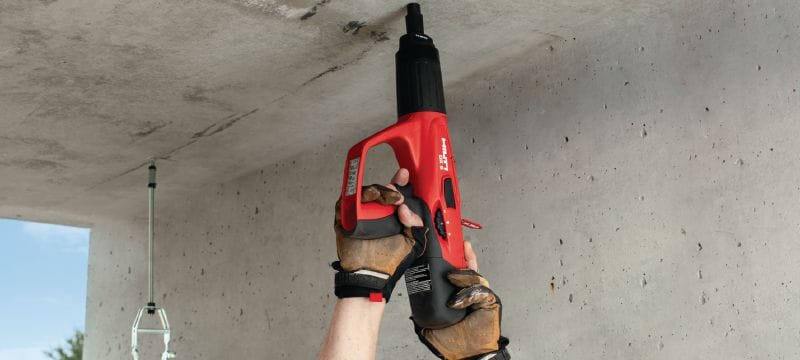 Pernos roscados X-W10 P10 Perno roscado de acero al carbono para el uso con clavadoras a pólvora en concreto (arandela de 10 mm) Aplicaciones 1