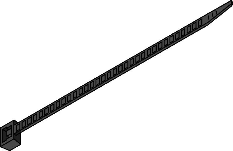 Cintas para cables ECT-B Brida de cable de color negro recomendada, sobre todo, para el uso en interiores