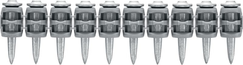 Clavos de concreto X-P B3 MX (colado) Tiras de clavos de alto desempeño para concreto para el sistema de fijación a batería BX 3