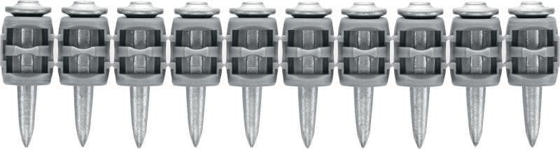 Clavos de concreto X-P B3 MX (colado) Tiras de clavos de alto desempeño para concreto para el sistema de fijación a batería BX 3