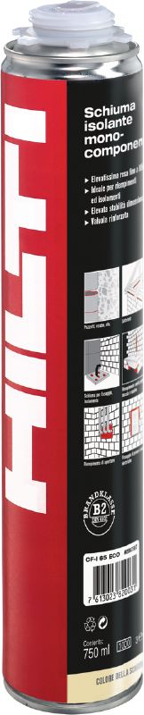 Espuma aislante de alto desempeño CF-I 65 ECO Espuma de aislamiento multiuso de alto desempeño para aumentar la productividad en un amplio rango de temperaturas
