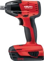 Llave de impacto a batería SIW 6AT-A22 Llave de impacto a batería de 22 V de bajo par equipada con yunque de 1/2 con sistema de retención para tareas de anclaje y atornillado