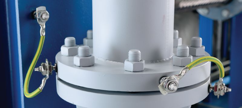 Conector eléctrico S-BT-ER Perno roscado (acero inoxidable, perno métrico) para conexiones eléctricas en acero secundario en entornos altamente corrosivos Aplicaciones 1