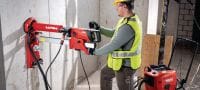 Corona DD 150-U Versátil máquina de taladro con diamante para tareas manuales o con columna de taladro de orificios de 8-162 mm (5/16 - 6-3/8) de diámetro Aplicaciones 4