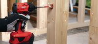Broca de spade WDB-S Broca de spade para taladrar rápidamente orificios de poca profundidad en madera Aplicaciones 1