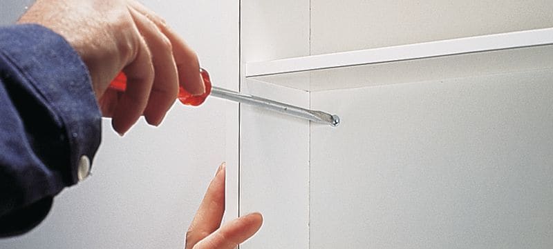 Tapón de plástico para pared HUD-1 Tapones de pared plásticos universales y económicos para fijación de carga ligera a paredes huecas y sólidas Aplicaciones 1