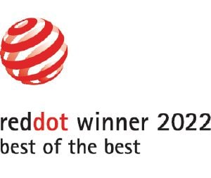                Este producto ha recibido el premio Red Dot al mejor diseño 