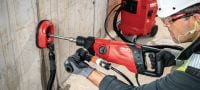 Corona DD 150-U Versátil máquina de taladro con diamante para tareas manuales o con columna de taladro de orificios de 8-162 mm (5/16 - 6-3/8) de diámetro Aplicaciones 2