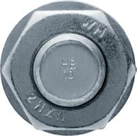 Varilla de anclaje HAS-B-105 Varilla de anclaje de alto desempeño para resinas adhesivas inyectables y cápsula química HVU2 (acero al carbono, grado 105 ASTM F1554, galvanizada)