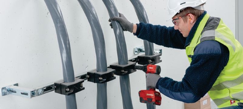 Llave de impacto a batería SIW 6AT-A22 Llave de impacto a batería de 22 V de bajo par equipada con yunque de 1/2 con sistema de retención para tareas de anclaje y atornillado Aplicaciones 1