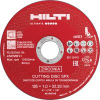 Disco de corte SPX Disco de corte abrasivo de alto rendimiento para metales que ofrece una larga vida útil y una alta velocidad de corte