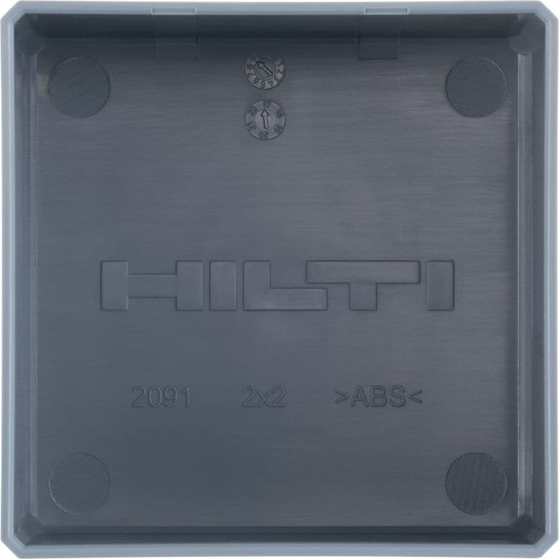 Caja de plástico 2x2 