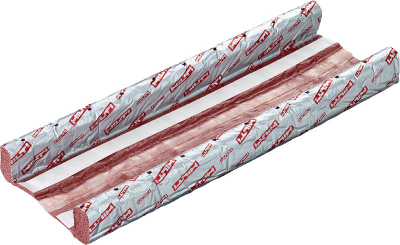 Sellador de carriles superiores intumescente CFS-TTS Solución preformada intumescente para juntas de tabique seco de la parte superior de la pared: elimina la necesidad de calafatería lenta y desordenada